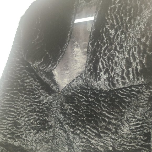 Black Wool Sweater Jacket - Picture 3 of 4
